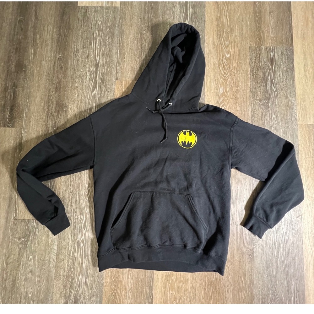 DC Comics Looney Tunes Hoodie Mens Medium Black Batman Sylvester Pullover